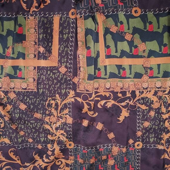 Nasty Gal Collection Scarf Print Tunic Top 6 - Picture 8 of 13